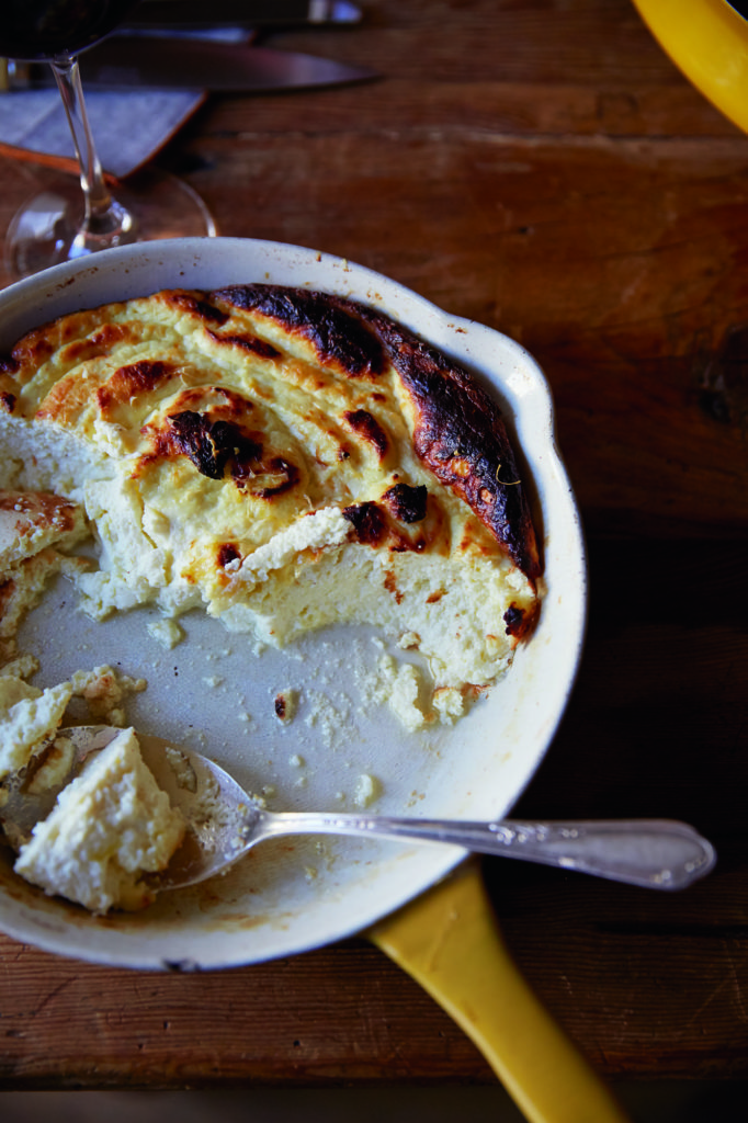 Gluten-Free Baked Ricotta, Feta, and Pecorino Cheese Recipe