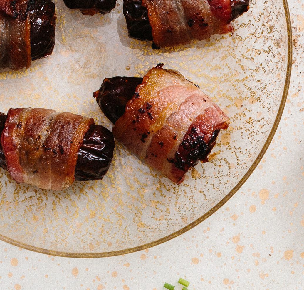 Gluten Free Appetizer - Bacon Wrapped Dates