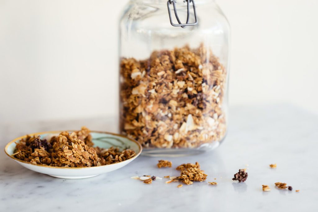 Coconut-Almond Granola with Candied Cocoa Nibs Gluten-Free Recipe