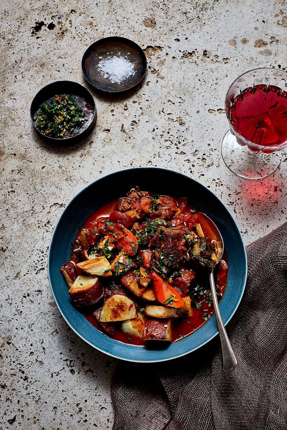 Gluten Free Beef Spezzatino with Roasted