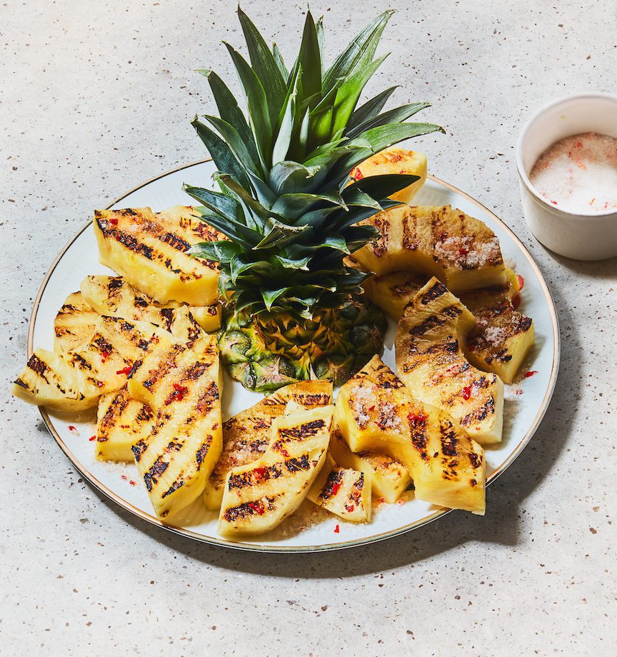 Grilled Pineapple With Spicy Salted Sugar Gluten Free Recipe