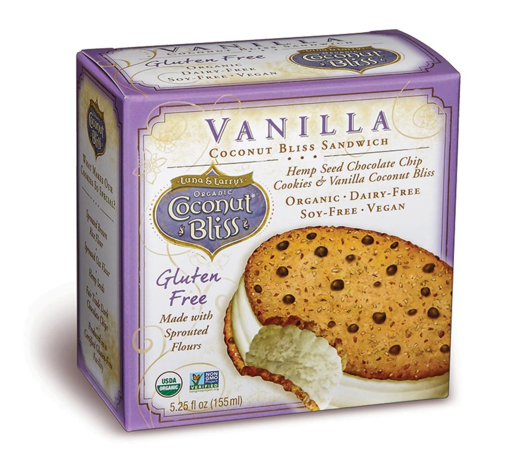﻿Product Review: Luna and Larry’s Coconut Bliss vegan ice cream sandwiches