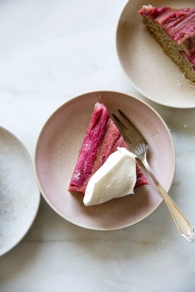 Rhubarb Upside Down Cake