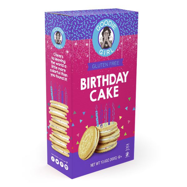 gluten free vanilla sandwich cookies Goodie Girl's Birthday Cake