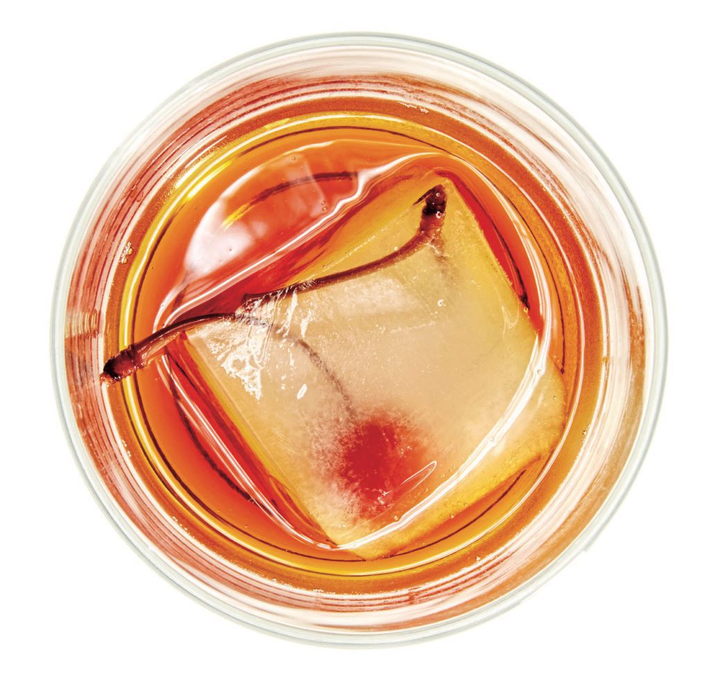 Black Manhattan Cocktail