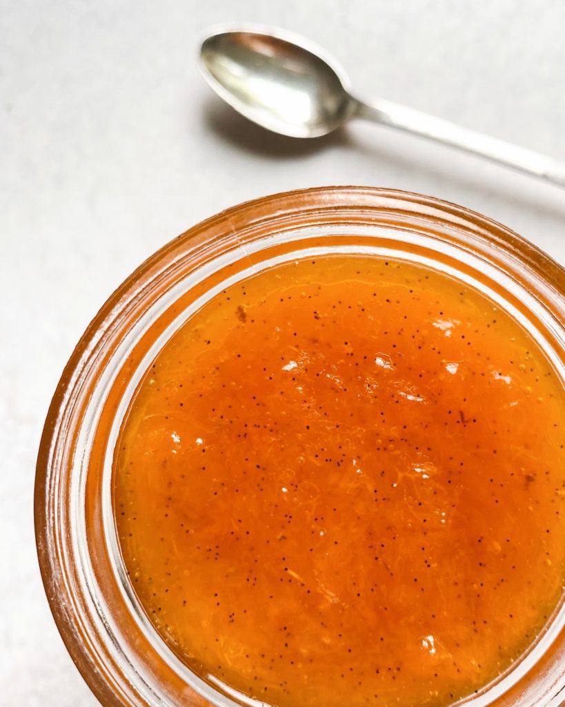 Simple Apricot and Vanilla Bean Preserves