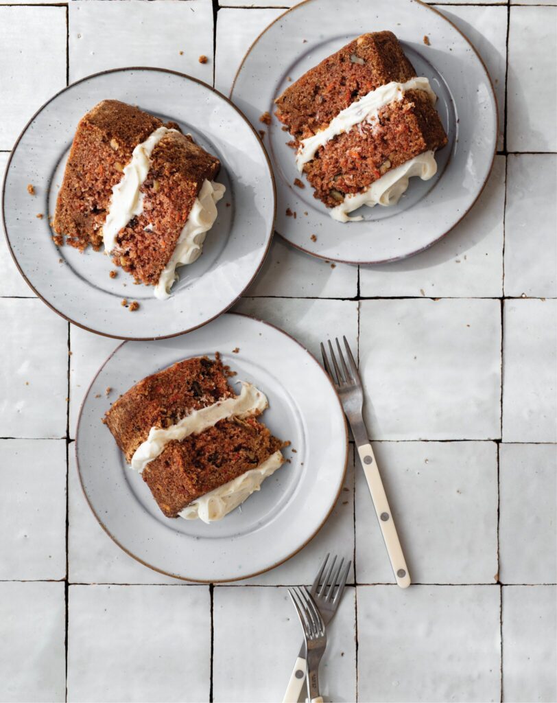 Mom's Classic Carrot Cake with Vanilla Bean Cream Cheese Icing