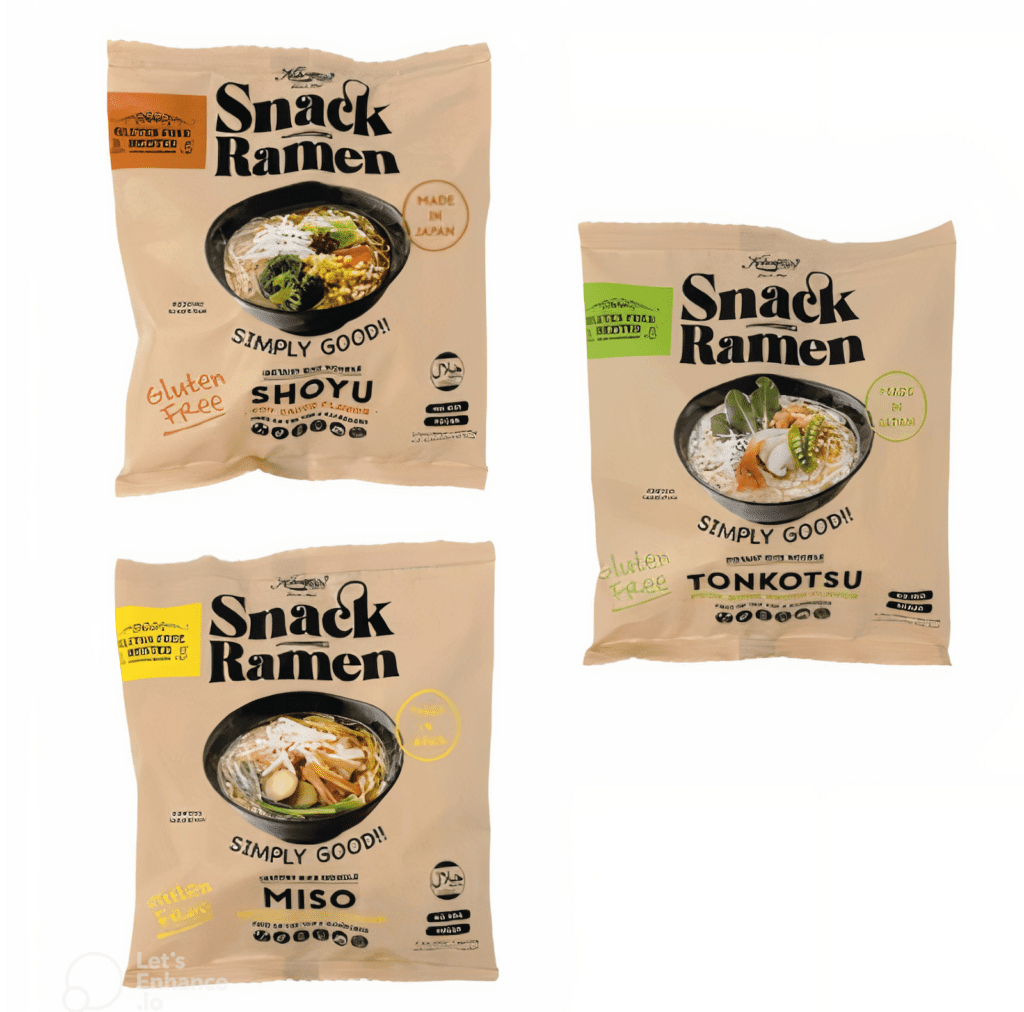 Gluten Free Meister's gluten free snack ramen flavors